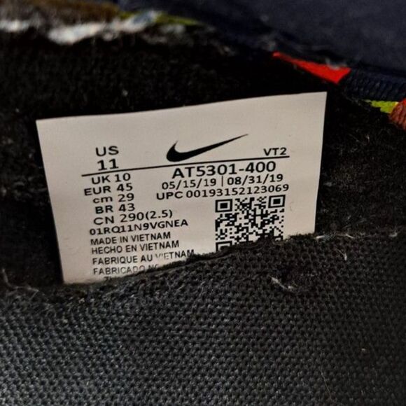 Nike React Sertu Theioth Blue AT5301-400 Men's Size 11 Sneakers Trainers - Picture 14 of 16